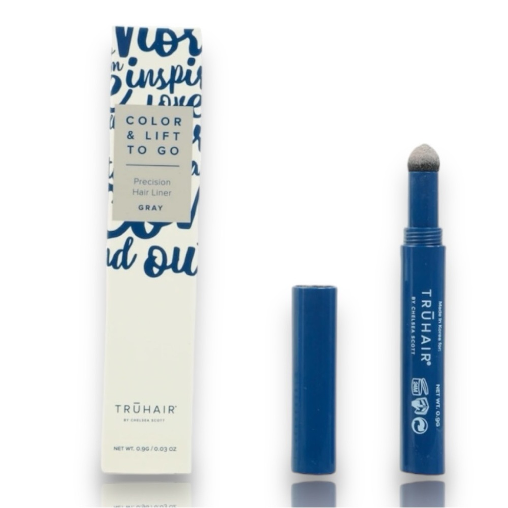 The TRUHAIR Color-N-Lift To Go Precision Colour Liner gray hair
